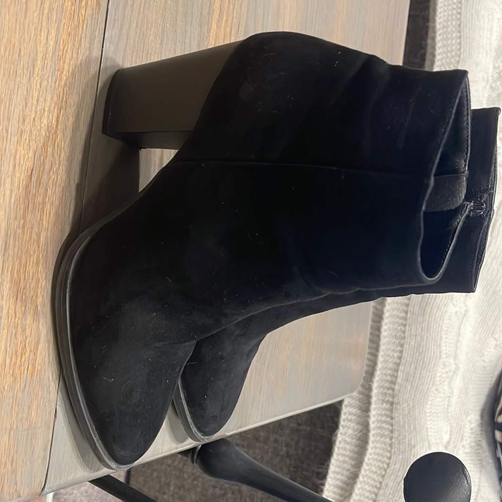 Black ankle boots
